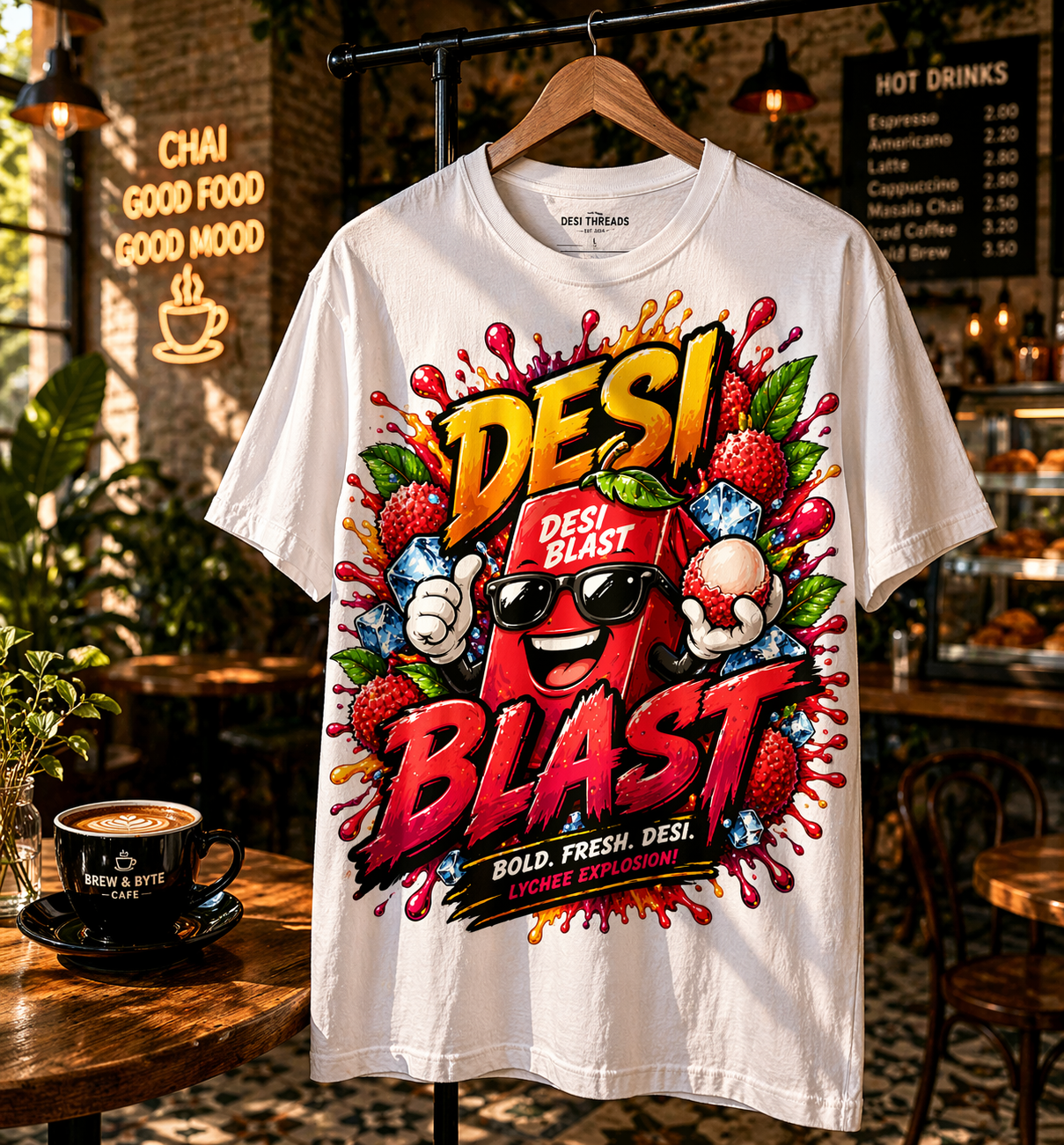 Desi Blast Classic Tee - 220GSM