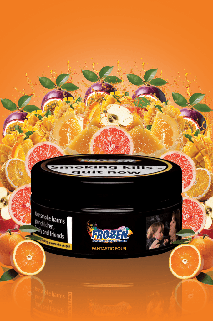 Frozen Fantastic Four Shisha Flavour - Molasses - Shisha Shop