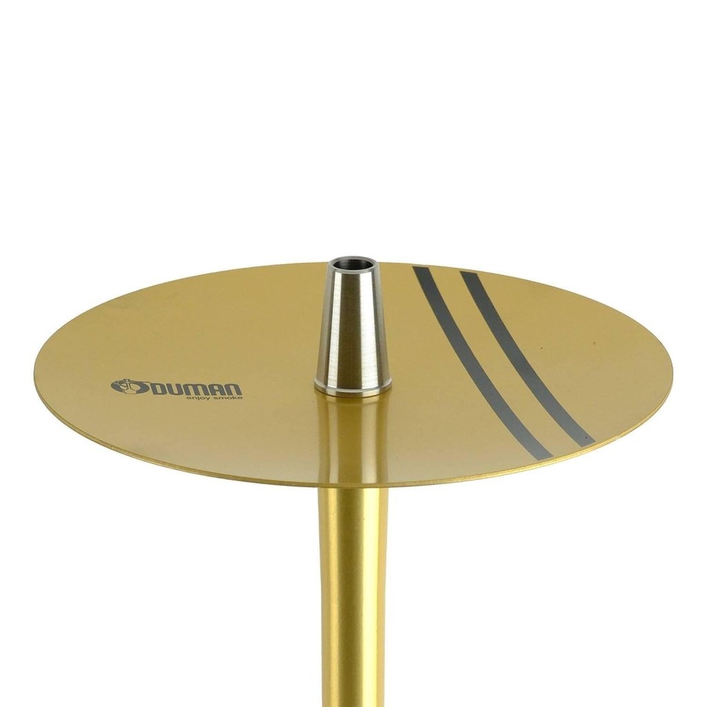 Oduman Nova Hookah | Shisha Pipe | Hookah - Clear Glass Gold - Shisha Shop