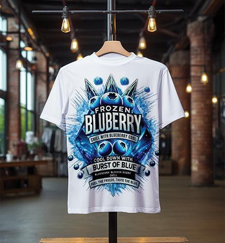 Frozen Blueberry Classic T Shirt White - Shisha Shop