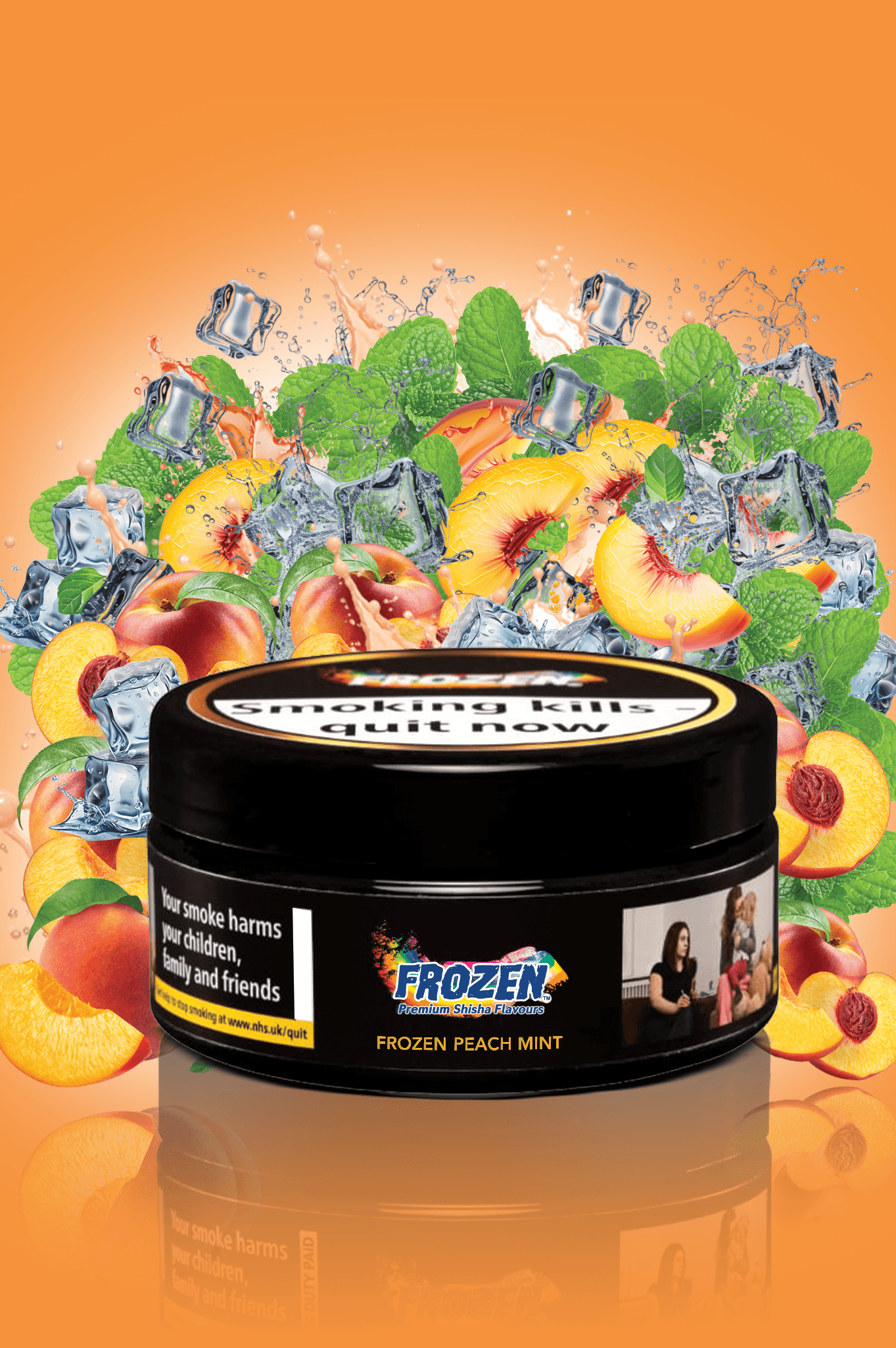 Frozen Peach Mint Shisha Flavour - Shisha Shop