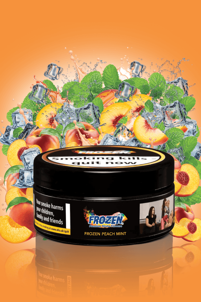 Frozen Peach Mint Shisha Flavour - Molasses - Shisha Shop