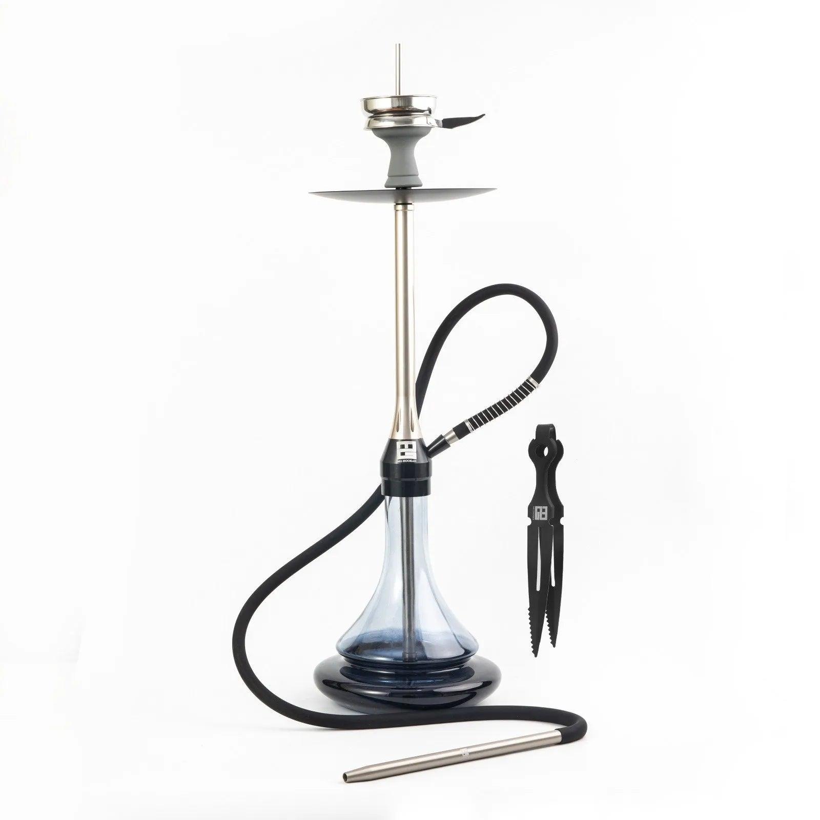 MG Kameleo Shisha Pipe | Water Pipe | Hookah - Silver - Shisha Shop