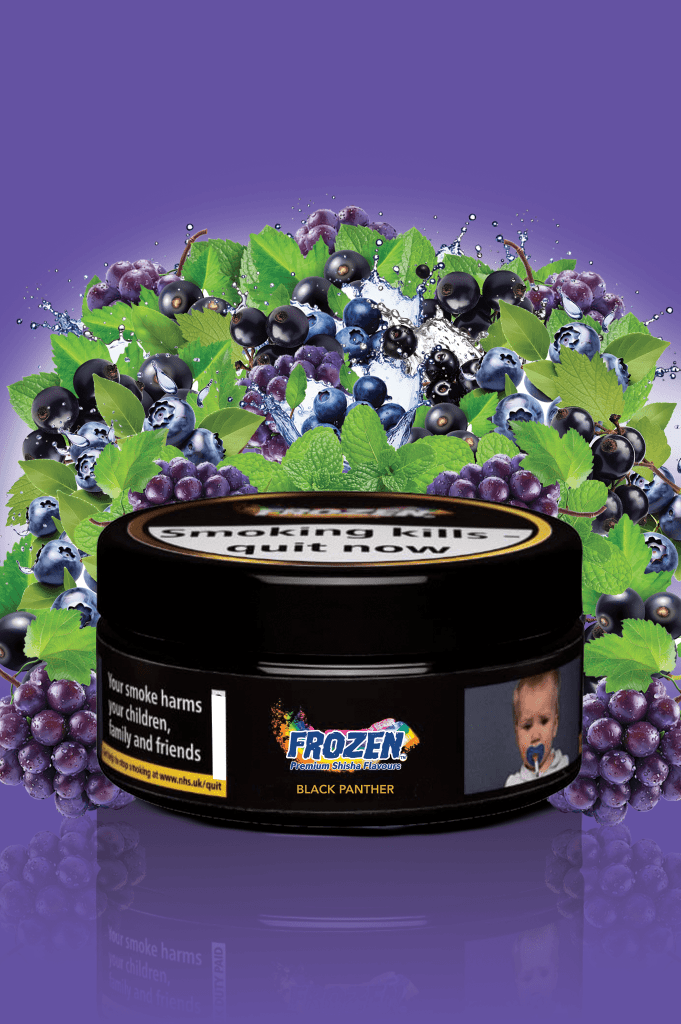 Frozen Black Panther Shisha Flavour - Molasses - Shisha Shop