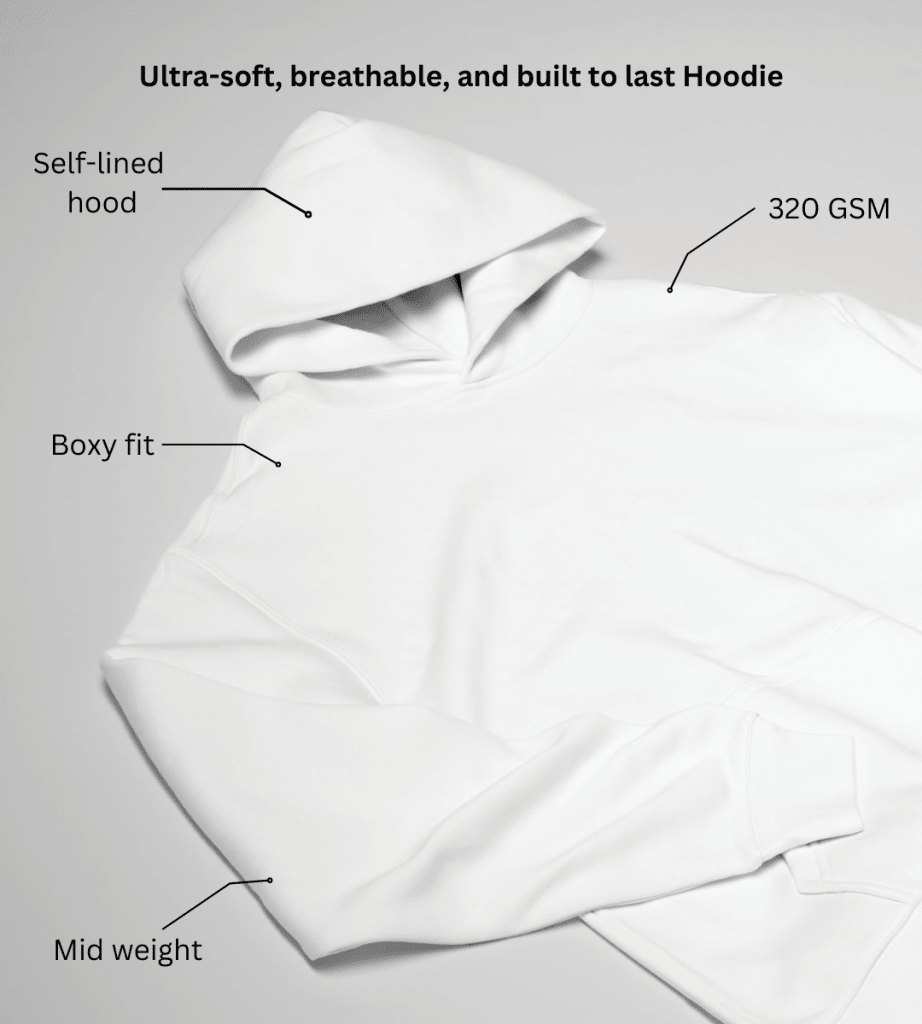 Relax Hood - 320 GSM | Cream - Shisha Shop
