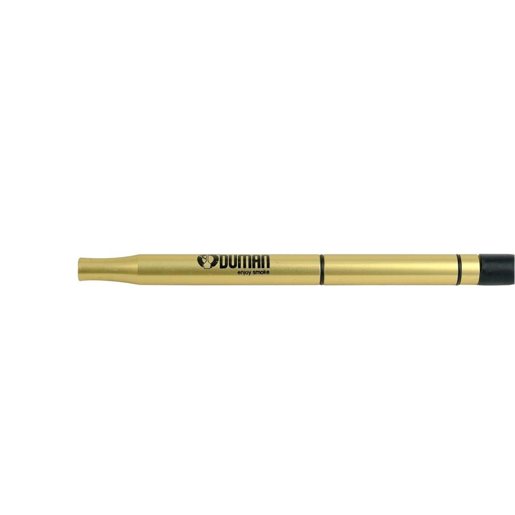 Oduman Nova Hookah | Shisha Pipe | Hookah - Clear Glass Gold - Shisha Shop