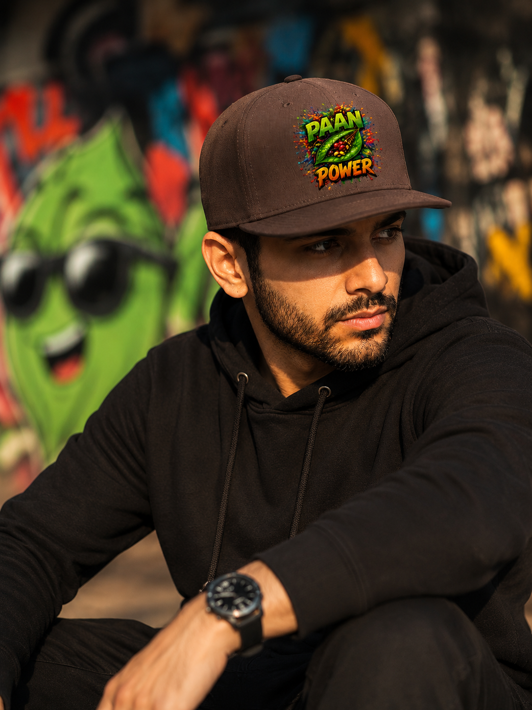Paan Power Premium Snapback Cap