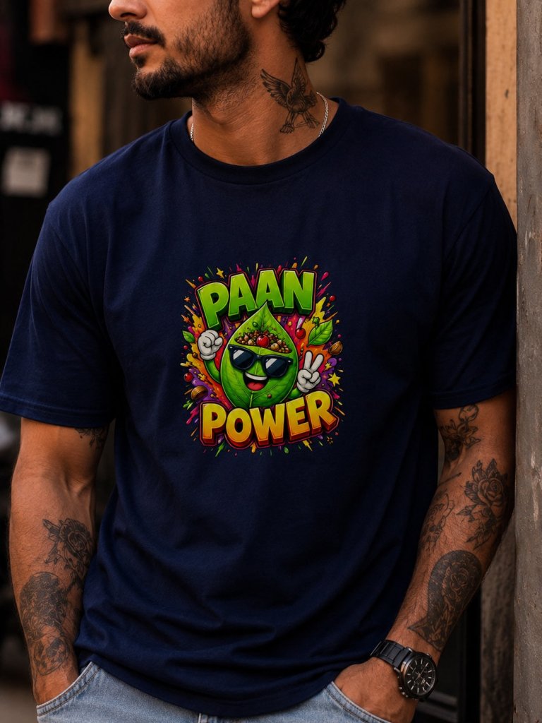 Paan Power Classic Tee - 220GSM - Shisha Shop