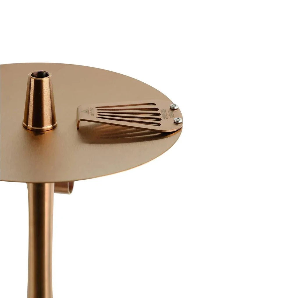 Oduman Infinity Hookah | Shisha Pipe | Hookah - Black Glass Bronze Body - Shisha Shop