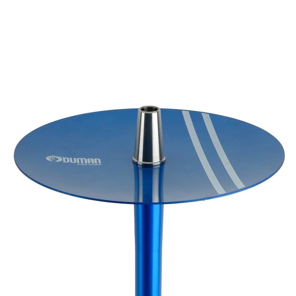 Oduman Nova Hookah | Shisha Pipe | Hookah - Clear Glass Blue - Shisha Shop
