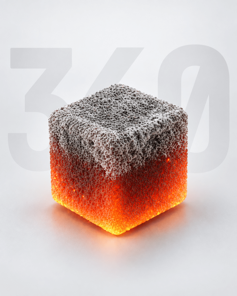 OVO 360 Premium Charcoal 27mm Cubes – 1kg (64 Pieces) - Shisha Shop